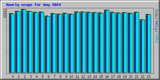 Hourly usage for May 2024